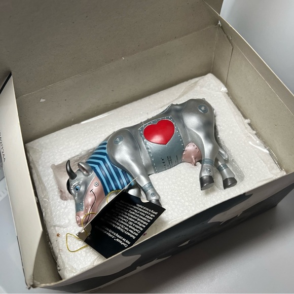 Wizard Of Oz collectible Wizard Of Oz Vintage Cows On Parade Tin Man #7242 - Picture 4 of 4